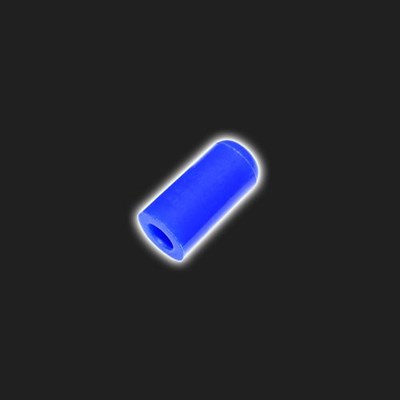 Заглушка силиконовая синяя  6 мм - фото 39105