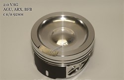 Поршни СТИ VolksWagen 2,0 AGU 82.5мм (CR=8,5) кольца 1,2/1,5/2,0 - фото 47042