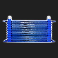 Радиатор масляный универсальный TRUST Style /10 рядов/ синий