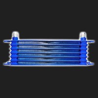 Радиатор масляный универсальный TRUST Style / 7 рядов/ синий