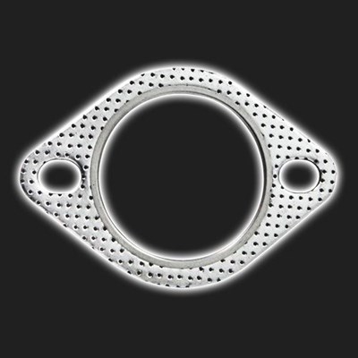 Прокладка фланца выпускной системы с кольцом (под 2 болта) D=63 мм - фото 39546