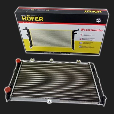 Радиатор охлаждения алюминиевый HÖFER ВАЗ 2170-2172 /Лада-Приора/ - фото 40502