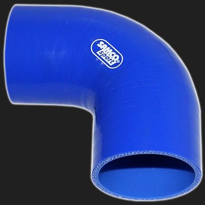 Переходник силиконовый  90° D=70 мм SAMCO SPORT синий 64513 - фото 40983