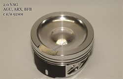 Поршни СТИ VolksWagen 2,0 AGU 83.0мм (CR=8,5) кольца 1,2/1,5/2,0 - фото 47043