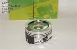 Поршни СТИ VolksWagen 2,0 AGU 83.0мм (CR=9,0) кольца 1,2/1,5/2,0 - фото 47045