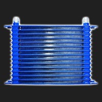 Радиатор масляный универсальный TRUST Style /14 рядов/ синий